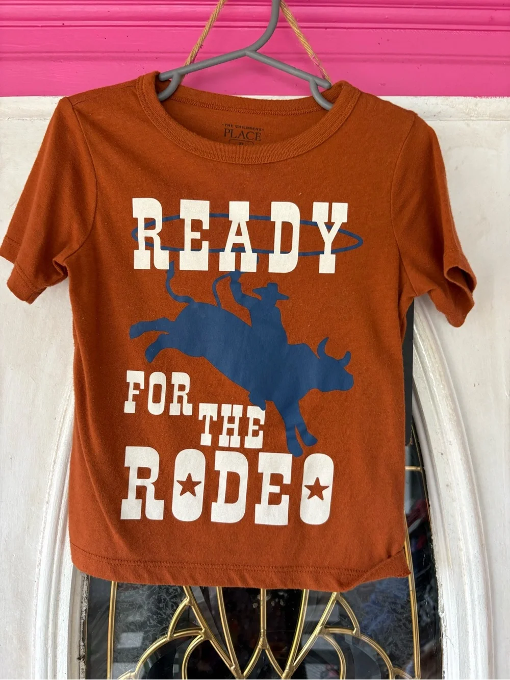 The Children's Place Rust Orange 'Ready for the Rodeo' Graphic Tee